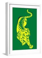 Pouncing Tiger-null-Framed Giclee Print