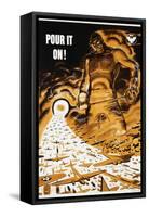 Pour it On! Poster-Garrett Price-Framed Stretched Canvas