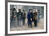 Pour la gloire GLORY by EDWARDZWICK with Morgan Freeman, 1989 (guerre by Secession) (photo)-null-Framed Photo
