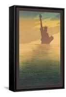 Pour La Liberte Du Monde, Statue of Liberty-null-Framed Stretched Canvas