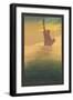 Pour La Liberte Du Monde, Statue of Liberty-null-Framed Art Print