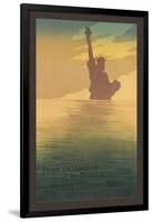 Pour La Liberte Du Monde, Statue of Liberty-null-Framed Art Print