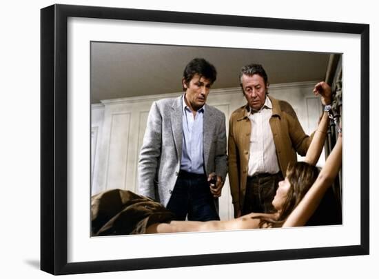 Pour la peau d'un flic by Alain Delon with Alain Delon, Anne Parillaud, Michel Auclair, 1981 (photo-null-Framed Photo