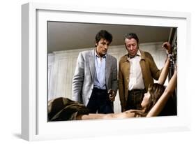 Pour la peau d'un flic by Alain Delon with Alain Delon, Anne Parillaud, Michel Auclair, 1981 (photo-null-Framed Photo