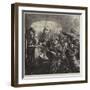 Pour Les Blesses, a Scene at Lyons-Frederick Barnard-Framed Giclee Print