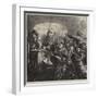 Pour Les Blesses, a Scene at Lyons-Frederick Barnard-Framed Giclee Print