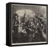 Pour Les Blesses, a Scene at Lyons-Frederick Barnard-Framed Stretched Canvas