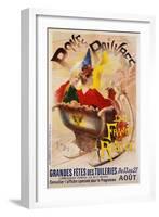 Pour Les Pauvres Charity Festival Poster-Gaston Noury-Framed Giclee Print