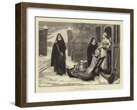 Pour Les Pauvres-William Frederick Yeames-Framed Giclee Print