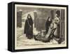 Pour Les Pauvres-William Frederick Yeames-Framed Stretched Canvas
