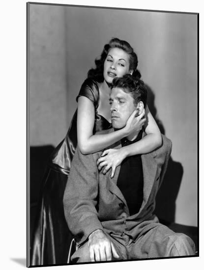 Pour Toi j'ai Tue CRISS CROSS by RobertSiodmak with Yvonne by Carlo and Burt Lancaster, 1949 (b/w p-null-Mounted Photo