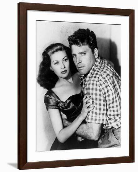 Pour toi j'ai tue CRISS CROSS by RobertSiodmak with Yvonne by Carlo, Burt Lancaster, 1949 (b/w phot-null-Framed Photo