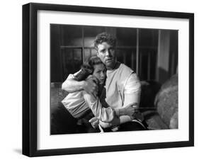 Pour toi j'ai tue CRISS CROSS by RobertSiodmak with Yvonne by Carlo, Burt Lancaster, 1949 (b/w phot-null-Framed Photo