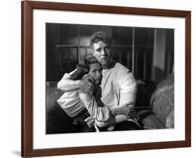 Pour toi j'ai tue CRISS CROSS by RobertSiodmak with Yvonne by Carlo, Burt Lancaster, 1949 (b/w phot-null-Framed Photo