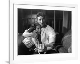 Pour toi j'ai tue CRISS CROSS by RobertSiodmak with Yvonne by Carlo, Burt Lancaster, 1949 (b/w phot-null-Framed Photo