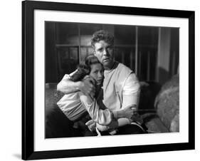 Pour toi j'ai tue CRISS CROSS by RobertSiodmak with Yvonne by Carlo, Burt Lancaster, 1949 (b/w phot-null-Framed Photo