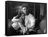 Pour toi j'ai tue CRISS CROSS by RobertSiodmak with Yvonne by Carlo, Burt Lancaster, 1949 (b/w phot-null-Framed Stretched Canvas