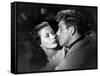 Pour toi j'ai tue CRISS CROSS by RobertSiodmak with Yvonne by Carlo, Burt Lancaster, 1949 (b/w phot-null-Framed Stretched Canvas