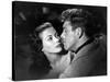 Pour toi j'ai tue CRISS CROSS by RobertSiodmak with Yvonne by Carlo, Burt Lancaster, 1949 (b/w phot-null-Stretched Canvas