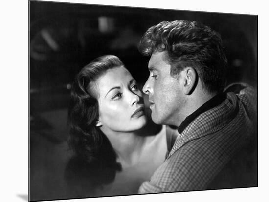 Pour toi j'ai tue CRISS CROSS by RobertSiodmak with Yvonne by Carlo, Burt Lancaster, 1949 (b/w phot-null-Mounted Photo