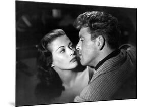 Pour toi j'ai tue CRISS CROSS by RobertSiodmak with Yvonne by Carlo, Burt Lancaster, 1949 (b/w phot-null-Mounted Photo