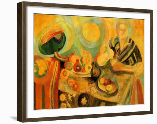 Pouring, 1915-16-Robert Delaunay-Framed Giclee Print