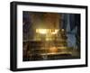 Pouring a 23 Ton Steel Casting, Sheffield, South Yorkshire, 1968-Michael Walters-Framed Photographic Print