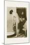 Pouring a Bath-P. Sezille Des Essarts-Mounted Art Print