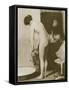 Pouring a Bath-P. Sezille Des Essarts-Framed Stretched Canvas