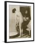 Pouring a Bath-P. Sezille Des Essarts-Framed Art Print