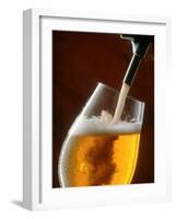 Pouring a Glass of Beer from the Tap-Jan-peter Westermann-Framed Photographic Print