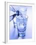 Pouring a Glass of Mineral Water-Regina Hippel-Framed Photographic Print