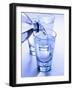 Pouring a Glass of Mineral Water-Regina Hippel-Framed Photographic Print