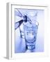 Pouring a Glass of Mineral Water-Regina Hippel-Framed Photographic Print