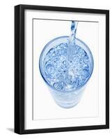 Pouring a Glass of Water-Kröger & Gross-Framed Photographic Print