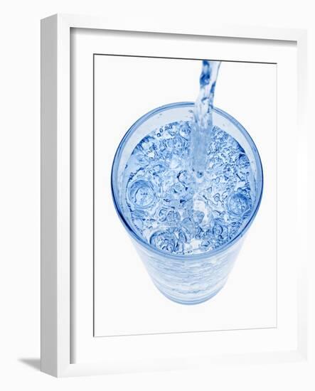 Pouring a Glass of Water-Kröger & Gross-Framed Photographic Print