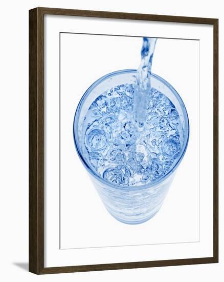 Pouring a Glass of Water-Kröger & Gross-Framed Photographic Print