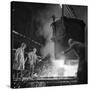 Pouring a Two Ton Casting, Osborn Hadfields Steel Founders, Sheffield, South Yorkshire, 1968-Michael Walters-Stretched Canvas