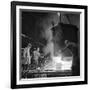 Pouring a Two Ton Casting, Osborn Hadfields Steel Founders, Sheffield, South Yorkshire, 1968-Michael Walters-Framed Photographic Print