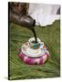 Pouring Coffee During a Coffee Ceremony, Ethiopia, Africa-Gavin Hellier-Stretched Canvas