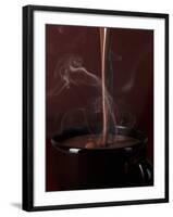 Pouring Hot Chocolate into a Cup-Armin Zogbaum-Framed Photographic Print