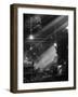 Pouring Ingots at Carnegie Illinois Steel Plant-Andreas Feininger-Framed Photographic Print