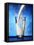 Pouring Milk into a Glass-Miguel G^ Saavedra-Framed Stretched Canvas