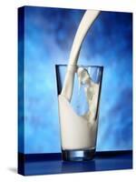 Pouring Milk into a Glass-Miguel G^ Saavedra-Stretched Canvas