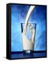 Pouring Milk into a Glass-Miguel G^ Saavedra-Framed Stretched Canvas