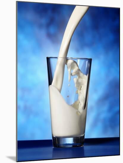 Pouring Milk into a Glass-Miguel G^ Saavedra-Mounted Photographic Print