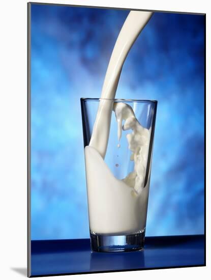 Pouring Milk into a Glass-Miguel G^ Saavedra-Mounted Photographic Print