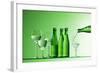 Pouring Mineral Water into Glass-Klaus Arras-Framed Photographic Print