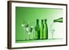 Pouring Mineral Water into Glass-Klaus Arras-Framed Photographic Print