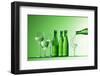 Pouring Mineral Water into Glass-Klaus Arras-Framed Photographic Print